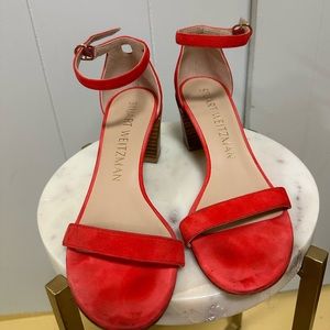 Coral Stuart weitzman sandals size 7